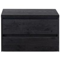 Dante Badmeubelset 80 cm - Black Oak - Wastafelbovenblad - thumbnail