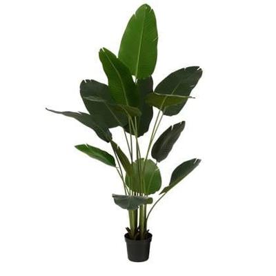 Kunstplant Mica Bananen boom in plastic pot 180x30cm