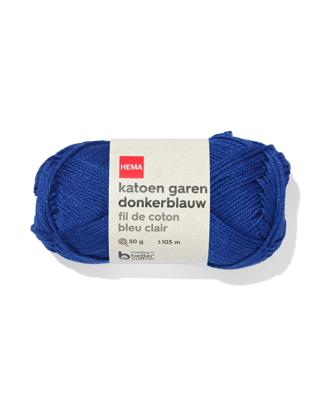 HEMA Katoen garen donkerblauw 50gram 105meter