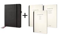 Sigel SI-CF131 Conceptum Flex Business Organiser A5 Zwart/Kunstleer + 3 Schriften - thumbnail