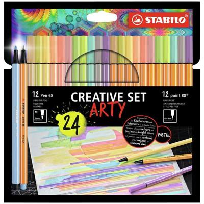 Creative set stabilo 8868/24 arty 24st assorti | 6 stuks