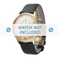 Horlogeband Armani AR0386 Leder Grijs 22mm - thumbnail