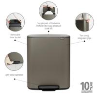 Brabantia Bo Pedaalemmer 60 Liter - thumbnail