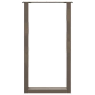 Bartafelpoten 2 st U-vormig 50x(90-91) cm staal naturel
