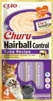 INABA CHURU HAIRBALL TUNA RECIPE 4X14GR - thumbnail