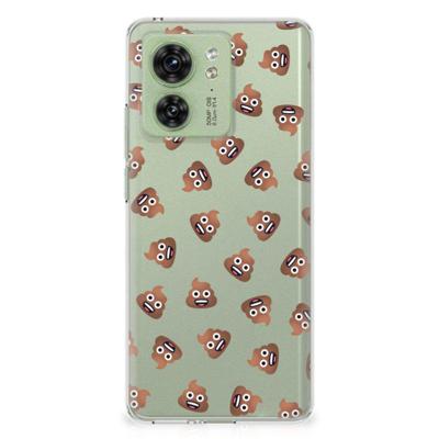 TPU bumper voor Motorola Edge 40 Poep Emojis
