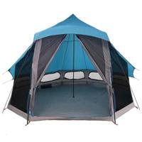 Familie Tipi Tent met dak Blauw 404 x 370 x 270 cm - thumbnail