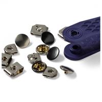 Broekhaken en -staven 13mm zilver-brons - 5x4st - thumbnail