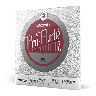 D&apos;Addario J58 SM Pro-Arté Viola String Set Short Scale, Medium Tension altvioolsnaren
