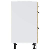 Keuken onderkast Lucca bewerkt hout sonoma eikenkleurig - thumbnail