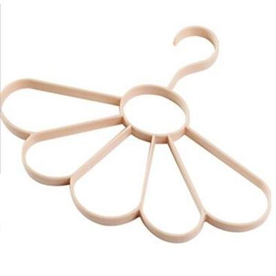 2st Plain wind Petal sjaal hanger multifunctionele ventilator hanger riem Droogrek (kaki)