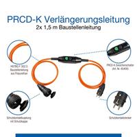 AS Schwabe 45401 PRCD-verlengkabel PRCD-K 230 V Zwart, Oranje IP44 - thumbnail