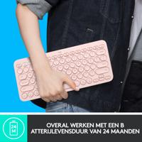 Logitech K380 for Mac Multi-Device Bluetooth Keyboard - Roze toetsenbord - thumbnail