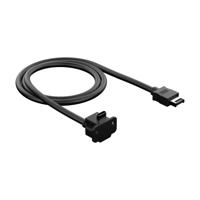 Fractal Design FD-A-USBC-002 USB-C-kabel USB-C 1.00 m Zwart - thumbnail