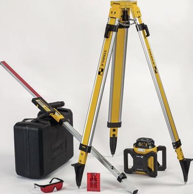 Stabila LAR 160, 7-pcs Rotatielaser Incl. statief, Incl. nivelleerlat (5 m) Reikwijdte (max.): 600 m