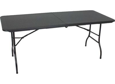 Lowander Inklapbare Tafel - 180x70 cm - Zwart