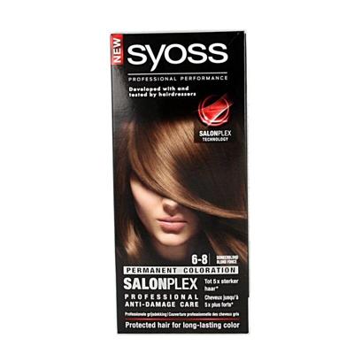 Syoss Color baseline 6-8 donkerblond haarverf 1 Set