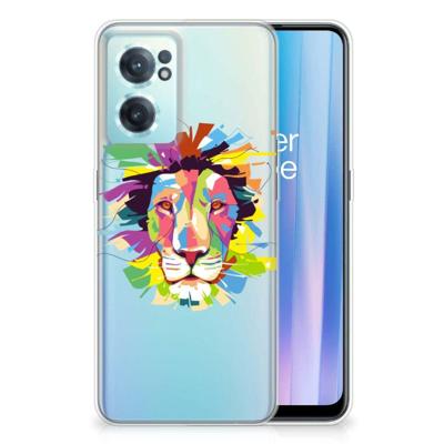 OnePlus Nord CE 2 5G Telefoonhoesje met Naam Lion Color OnePlus Nord CE 2 5G Telefoonhoesje met Naam Lion Color