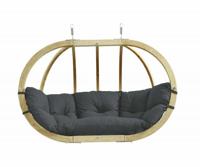 Amazonas Globo Royal Chair Anthracite hangstoel - thumbnail