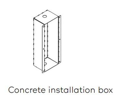 Kreon - Concrete installation box Kreon - Concrete installation box