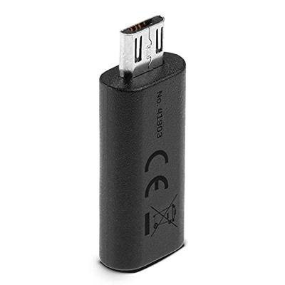 Lindy 41903 tussenstuk voor kabels USB Type C USB Type Micro-B Zwart - thumbnail