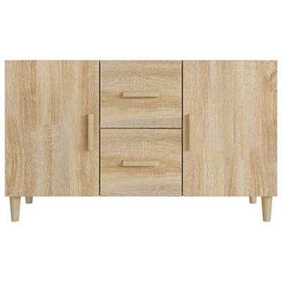 Dressoir 100x36x60 cm bewerkt hout sonoma eikenkleurig