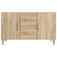 Dressoir 100x36x60 cm bewerkt hout sonoma eikenkleurig - thumbnail