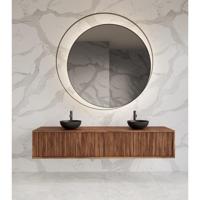 Onderkast Gliss Design Heronimus 200x45x35 cm 2 Laden Met Topplaat Walnut - thumbnail