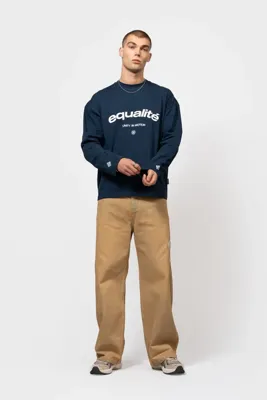 Equalité Celeste Longsleeve T-Shirt Heren Donkerblauw - Maat S - Kleur: Donkerblauw | Soccerfanshop