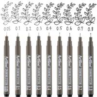 Fineliner Drawing System etui van 4 stuks: 0,2 - 0,4 - 0,6 en 0,8 mm - thumbnail