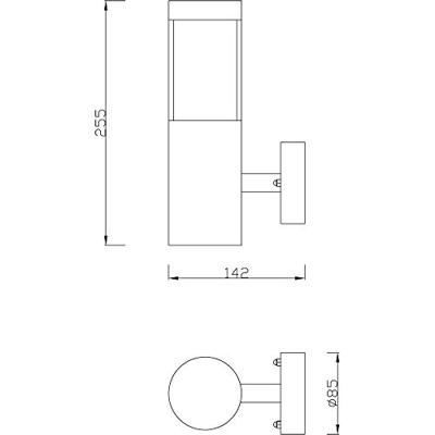 Deko Light Porrima II 731107 Wandlamp GU10 Zilver