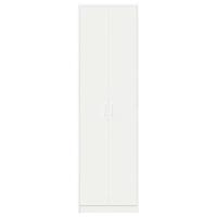 Kledingkast met plank Wit 55 x 25 x 189 cm Bewerkt hout - thumbnail