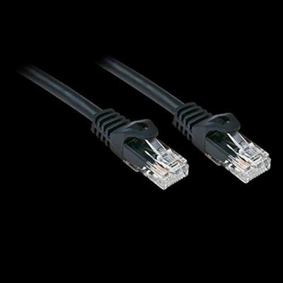 LINDY 48193 RJ45 Netwerkkabel, patchkabel CAT 6 U/UTP 2.00 m Zwart 1 stuk(s)