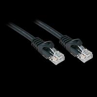 LINDY 48193 RJ45 Netwerkkabel, patchkabel CAT 6 U/UTP 2.00 m Zwart 1 stuk(s) - thumbnail