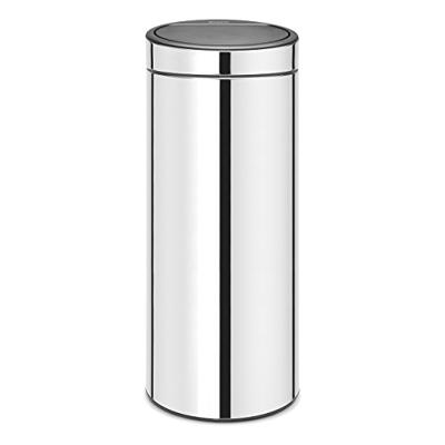 Brabantia touch bin afvalemmer 30 liter brilliant steel - thumbnail