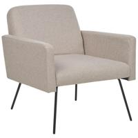 Beliani - NARKEN - Fauteuil - Beige - Polyester - thumbnail