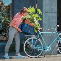 Kunststof Fietskrat Small klein Bright White - thumbnail