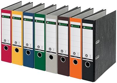 Leitz Ordner 1080 DIN A4 Rugbreedte: 80 mm Geel Wolken 2 beugels 10805015