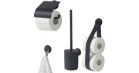 Tiger Urban toilet accessoires 4-delig hangend zwart - thumbnail