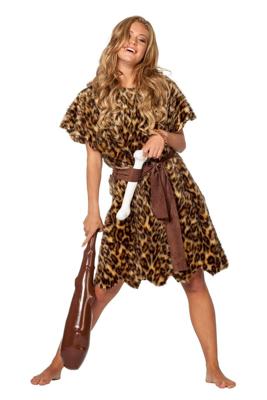 Holbewoonster verkleedkleding vrouw