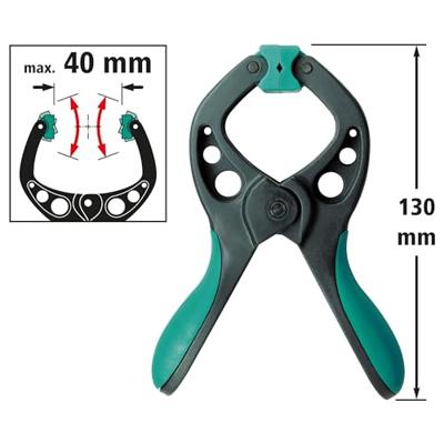 Wolfcraft Veerklemmen | PRO | 40mm | 8 stuks - 8651000 Wolfcraft Veerklemmen | PRO | 40mm | 8 stuks - 8651000