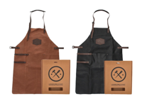 Hide & Stitches BBQ Schort Zwart - thumbnail