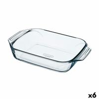 Ovenschaal Pyrex Irresistible Transparant Glas Rechthoekig 31,5 x 19,7 x 6,4 cm (6 Stuks) - thumbnail