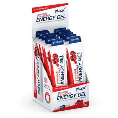 Etixx Ginseng&guarana Energy Gel Kers-veenbes 12x50g