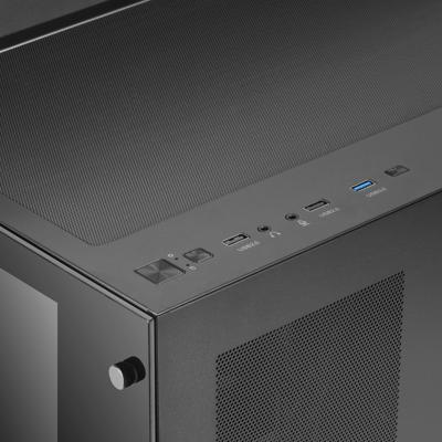 ATX Semi-toren doos Mars Gaming MCV3 Zwart ATX Semi-toren doos Mars Gaming MCV3 Zwart