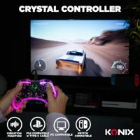Konix - Crystal Wireless Controller Nintendo Switch, Switch OLED, PC en PS4 - thumbnail