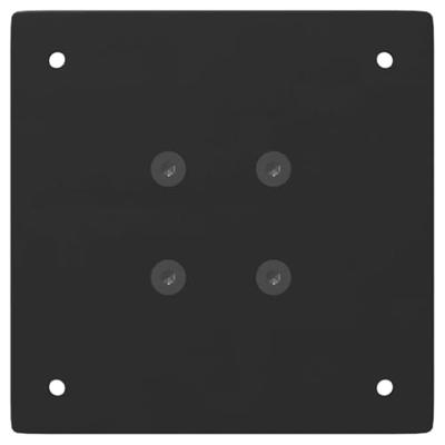 Salontafelpoten 4 st 30 cm staal zwart Salontafelpoten 4 st 30 cm staal zwart