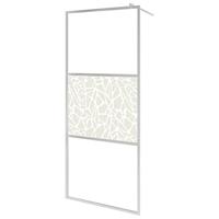 Inloopdouchewand met stenenmotief 80x195 cm ESG-glas - thumbnail