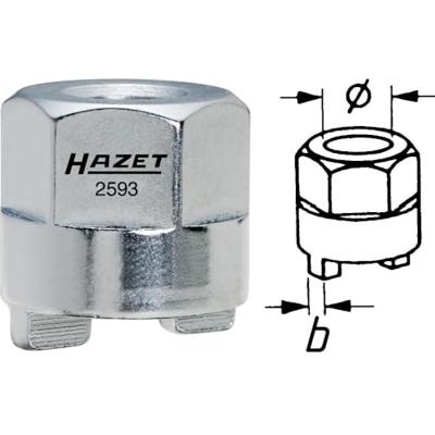 HAZET schokdemper gereedschap "2593-4" cone key