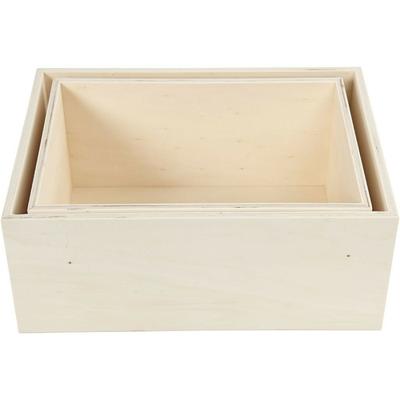 Creativ Company Showdozen, rechthoek, h: 27+31 cm, d: 12,5 cm, b: 19,5+22,5 cm, 2 stuk/ 1 set - thumbnail